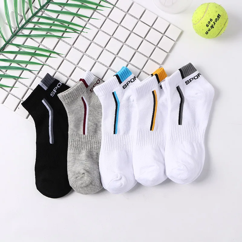 

10 Pairs Sock Men Pack Ankle Socks Breathable Cotton Sports Socks Mesh Casual Athletic Summer Thin Short Sokken Sock Men Lot