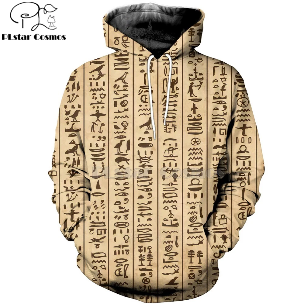 

Ancient Horus Egypt goddess Pharaoh totem 3d printed hoodies/Sweatshirt women men autumn funny long sleeve streetwear-49