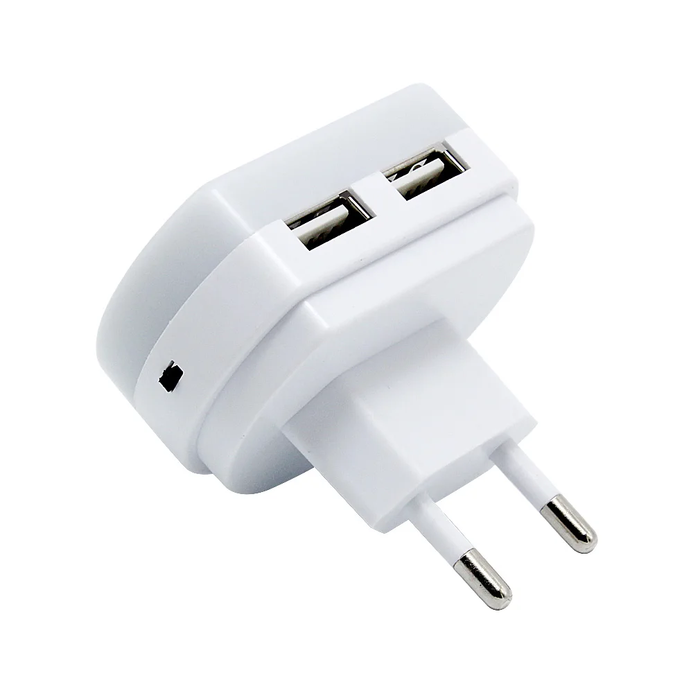 

USB Ports Power Adapter EU plug AC to 5V 1A 2A LED lights Lighting accessories