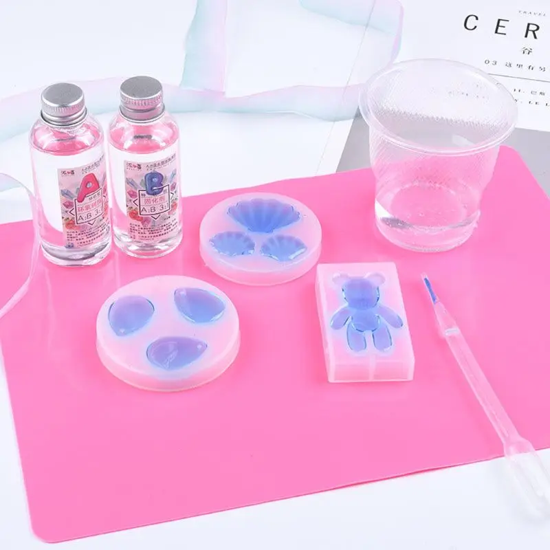 Силиконовый коврик для поделок инструмент рукоделия клейкая пластина с высокой