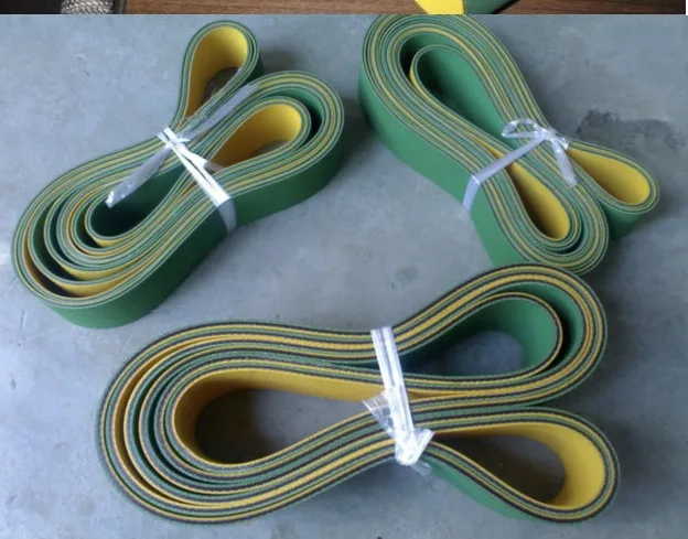 

900x180x1mm Yellow Green Nylon Sheet Flat Transmission Belt
