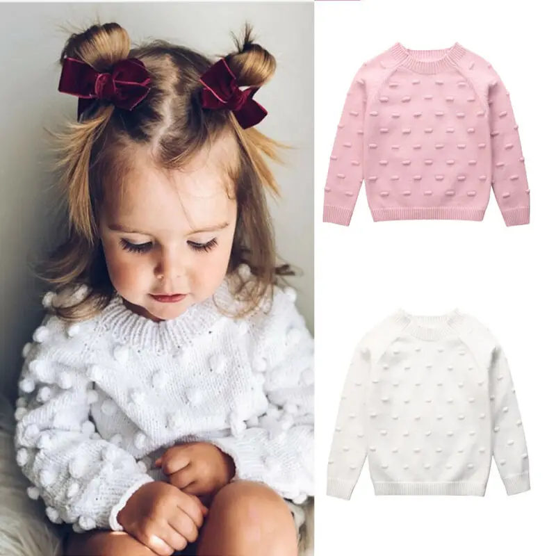 Одежда для маленьких девочек вязаный свитер пальто кардиган верхняя одежда