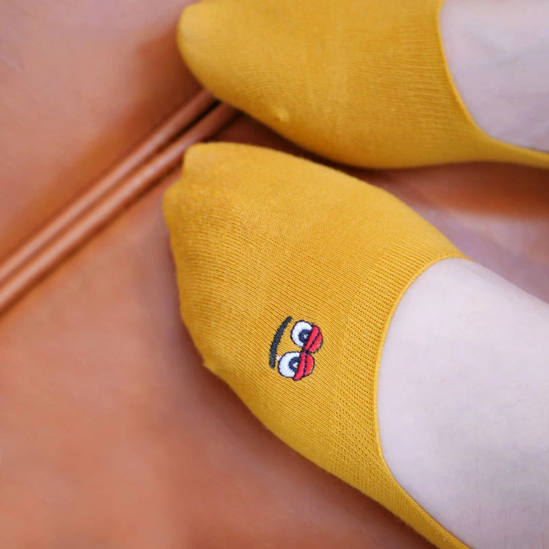 

Women Short Socks Comfortable Cotton Boat Socks Spring Summer Animal Cartoon Funny Men Casual Invisible Low Cut Socks