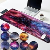 large mouse pad large computer gaming mouse pad anti slip pu leather space series pattern gaming mouse mat