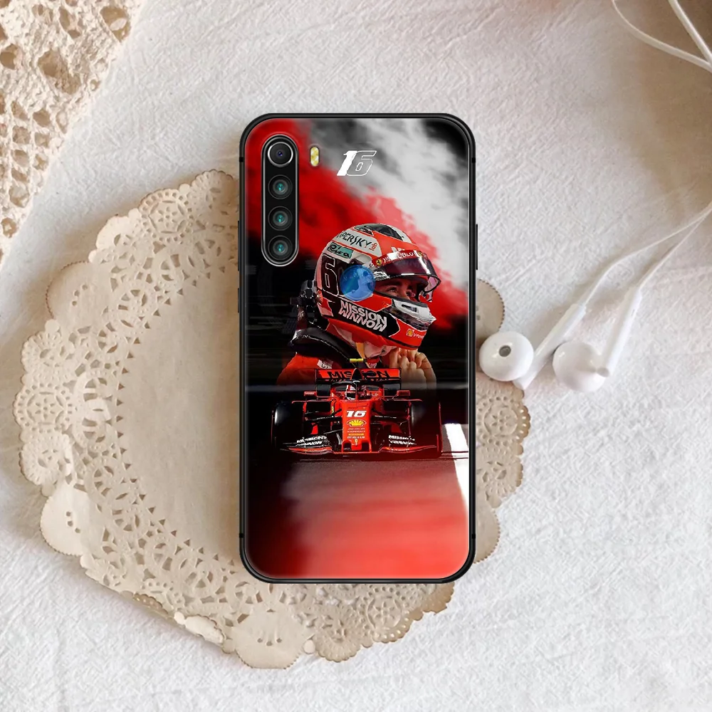 

Charles Leclerc Phone Case For XIAOMI Redmi Note 5 7 8 T 9 6A 7A 8A 9S K 20 30 Pro black Cell Tpu Waterproof Luxury Coque