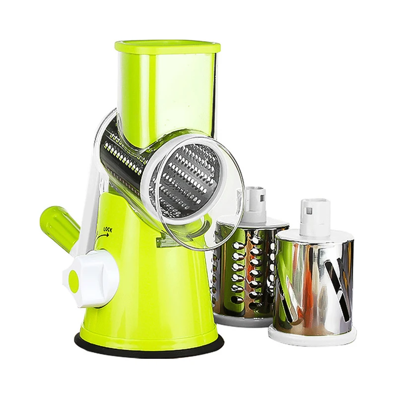 

Manual Vegetable Cutter Slicer Kitchen Accessories Multifunctional Round Mandoline Slicer Potato Cheese Kitchen Tool