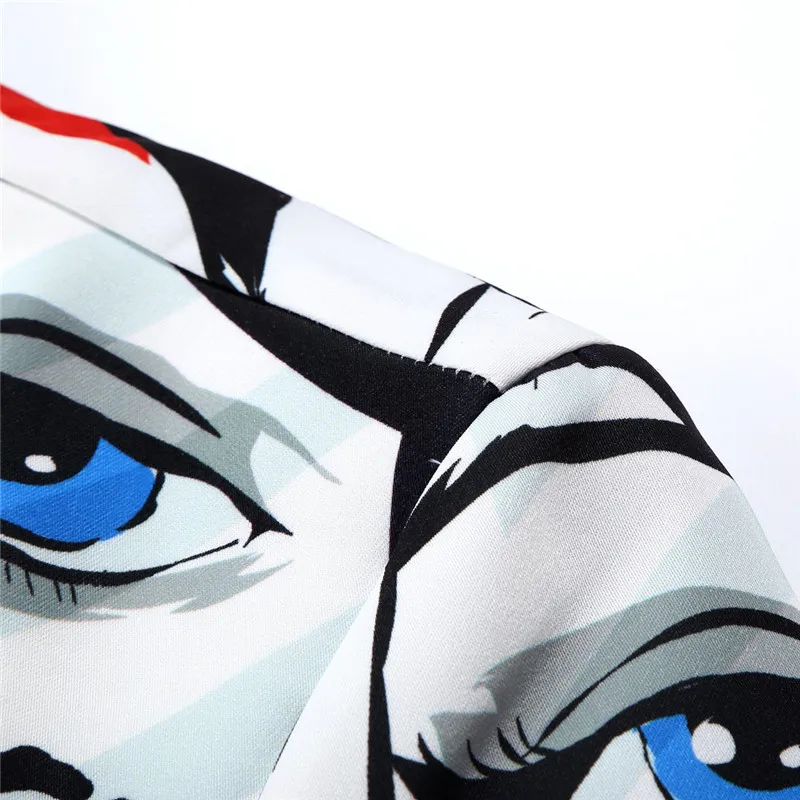 Мужской Блейзер в стиле хип-хоп с модным принтом большой размер S-XXXL хит продаж |