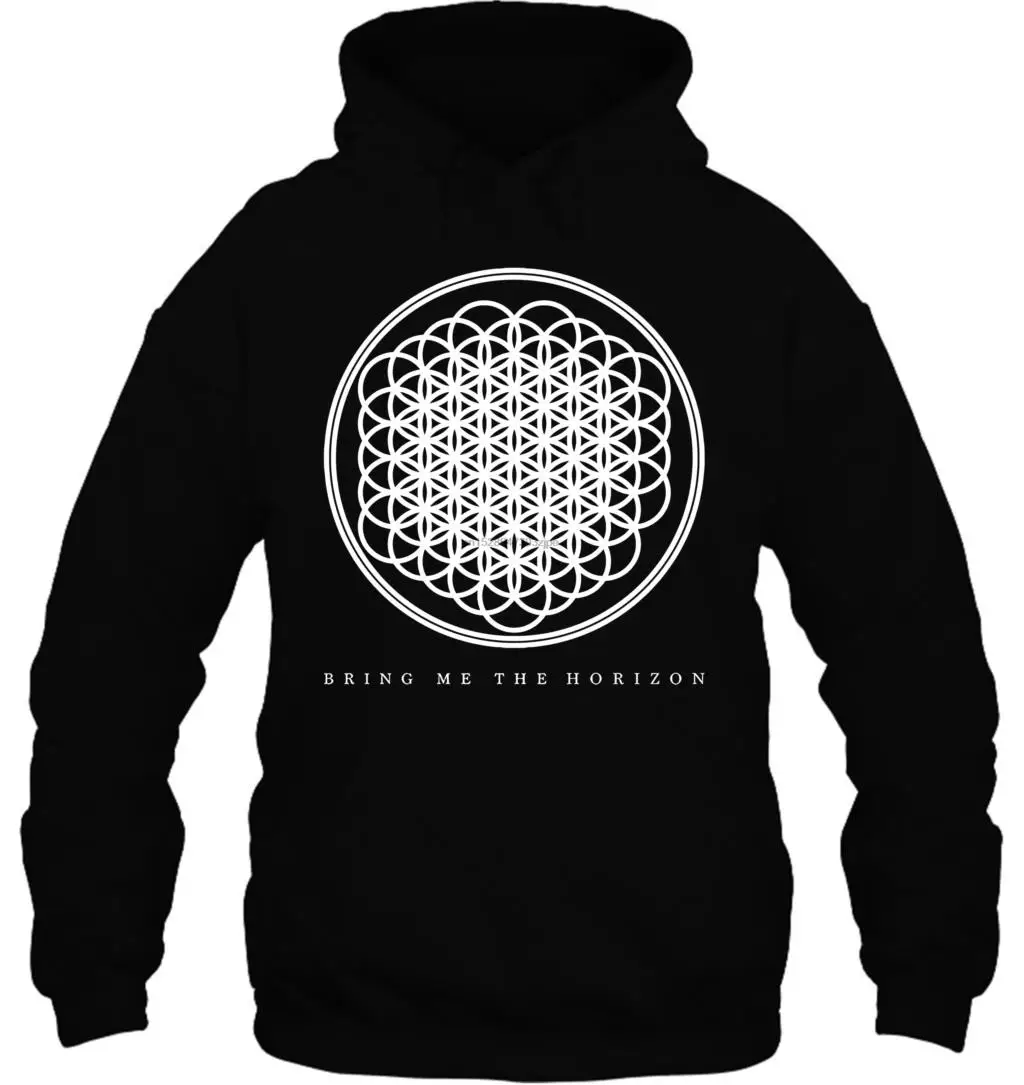Забавная белая черная футболка Bring Me The Horizon's Sempiternal Logo уличная одежда для мужчин