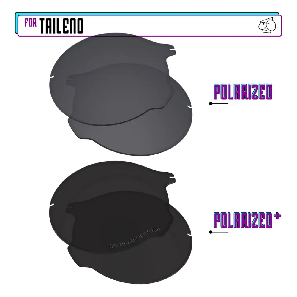 

Замена поляризованных сменных линз EZReplace для солнцезащитных очков Oakley Tailend-BlackP Plus-BlackIRP