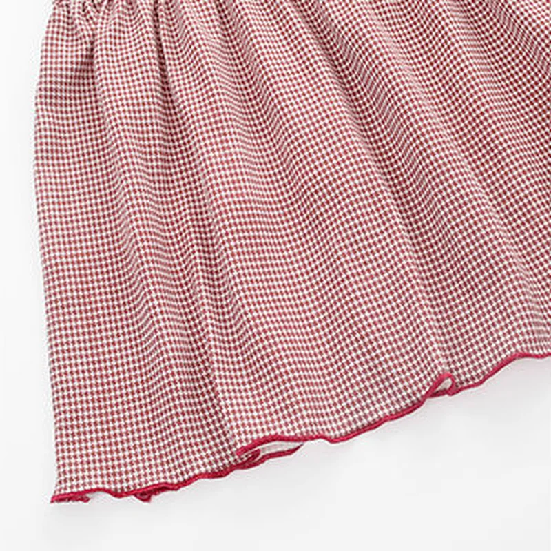 Ночные рубашки для девочек летнее клетчатое платье в стиле Ретро размера плюс 4XL