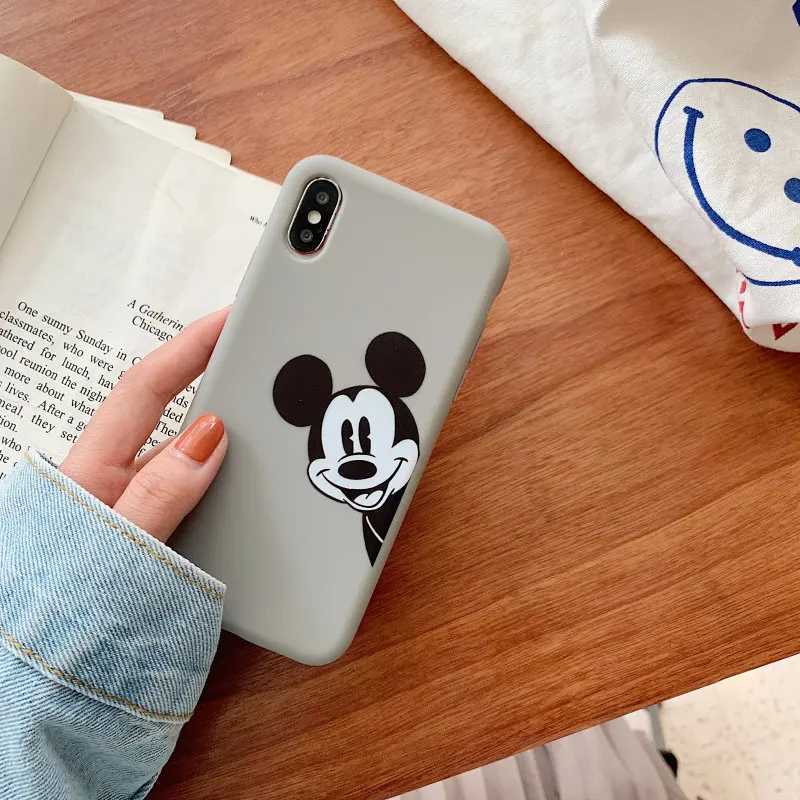Роскошный чехол Disneys для samsung Galaxy A9 A9s A8 A8s A7 A6 A5 Plus Star силиконовый чехол для телефона мягкий чехол с рисунком - Цвет: Color 1Gray