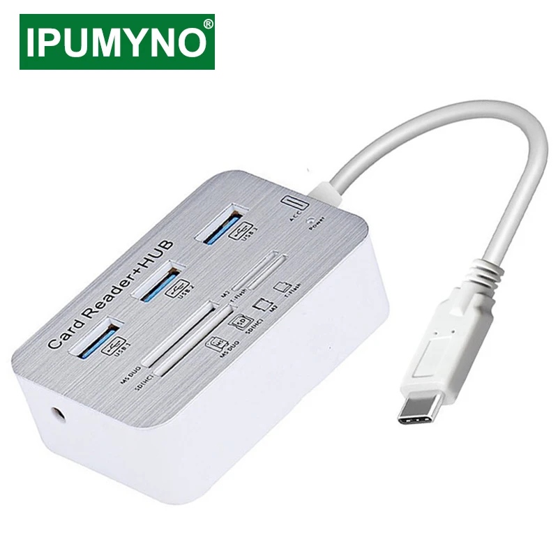 USB C HUB 3 0 1 Multi Splitter Port Sd Card Reader для Macbook Air компьютера ПК ноутбука аксессуары