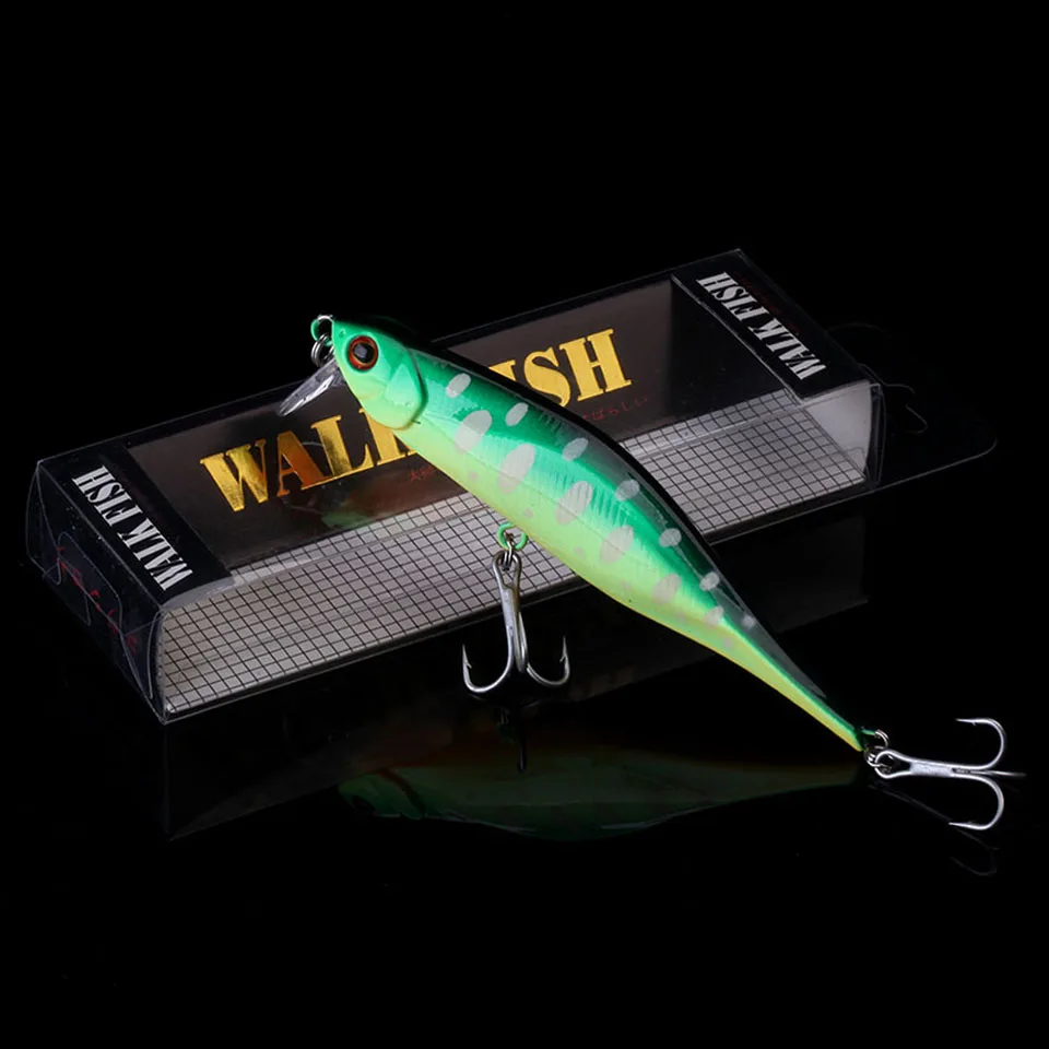 E 5 WALK FISH новая приманка для рыбной ловли гольян жесткая искусственная приманка 3D глаза 10 см 11,3 г воблеры пластиковые приманки для рыбы Pesca - Цвет: E 5