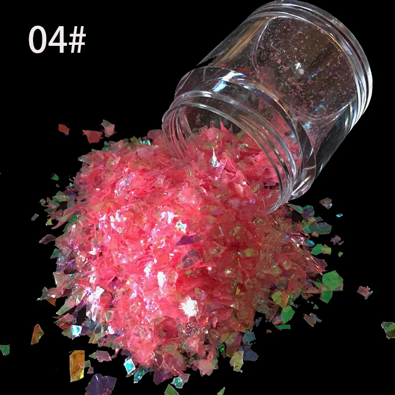 Необычная блестящая Фольга для ногтевого дизайна 10 мл/бутылка|glitter power|nail art mylarnail