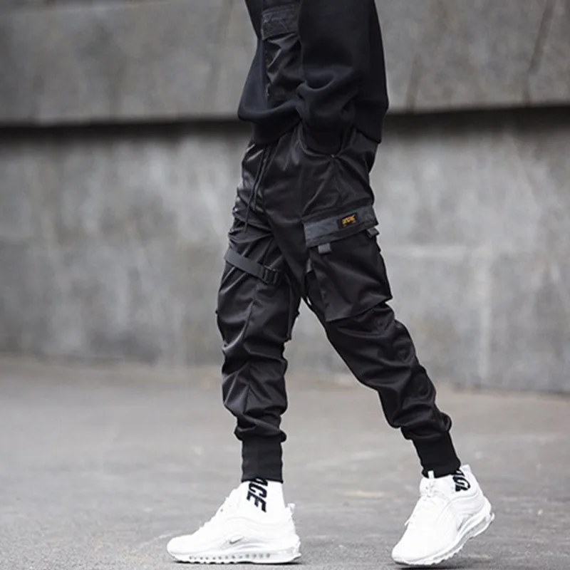

2019 autumn men's jogging pants sports Leggings cotton overalls Hong Kong Fashion youth Leggings