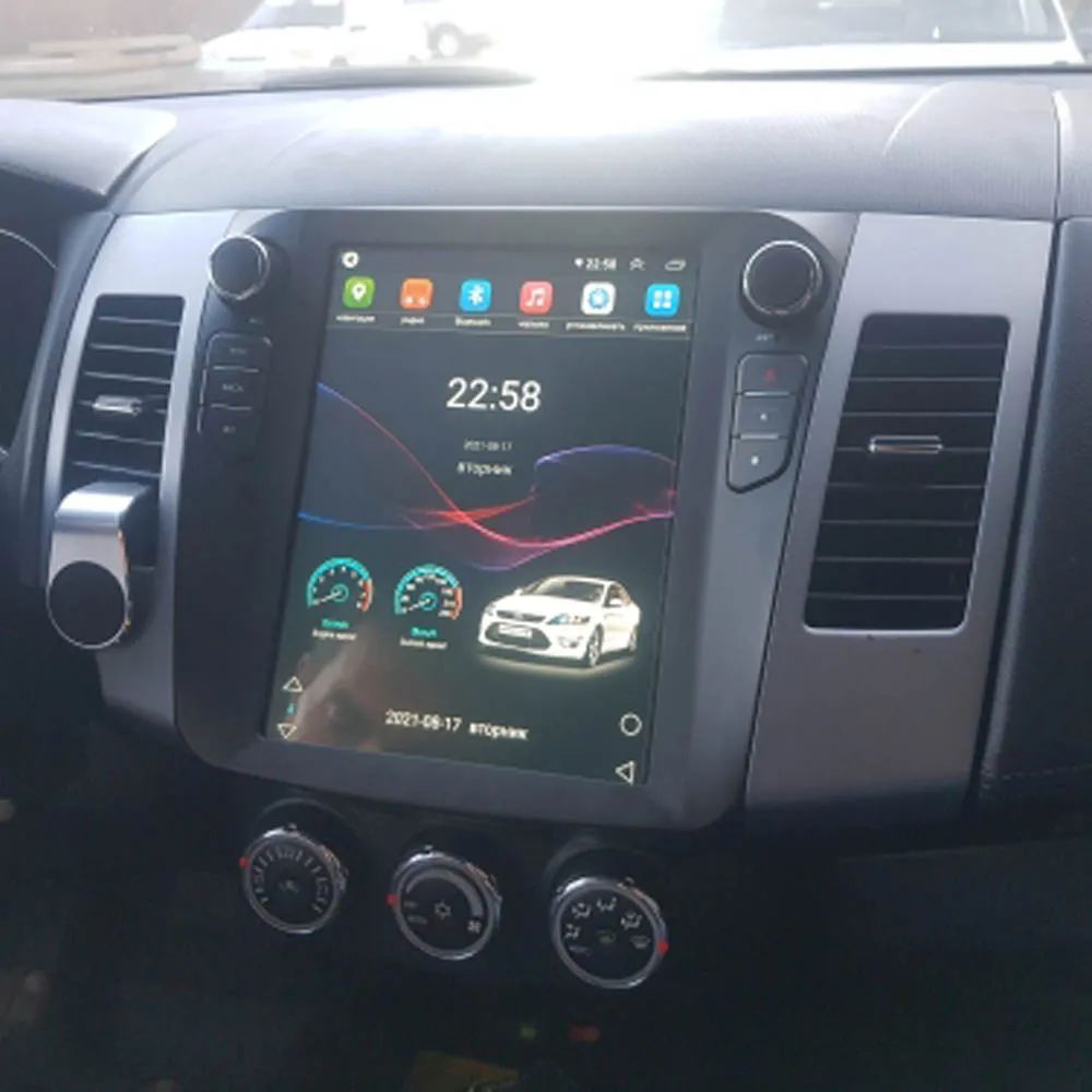 Для Mitsubishi Outlander Xl 2 для Citroen C-Crosser Peugeot 4007 Android автомобильный радиоприемник