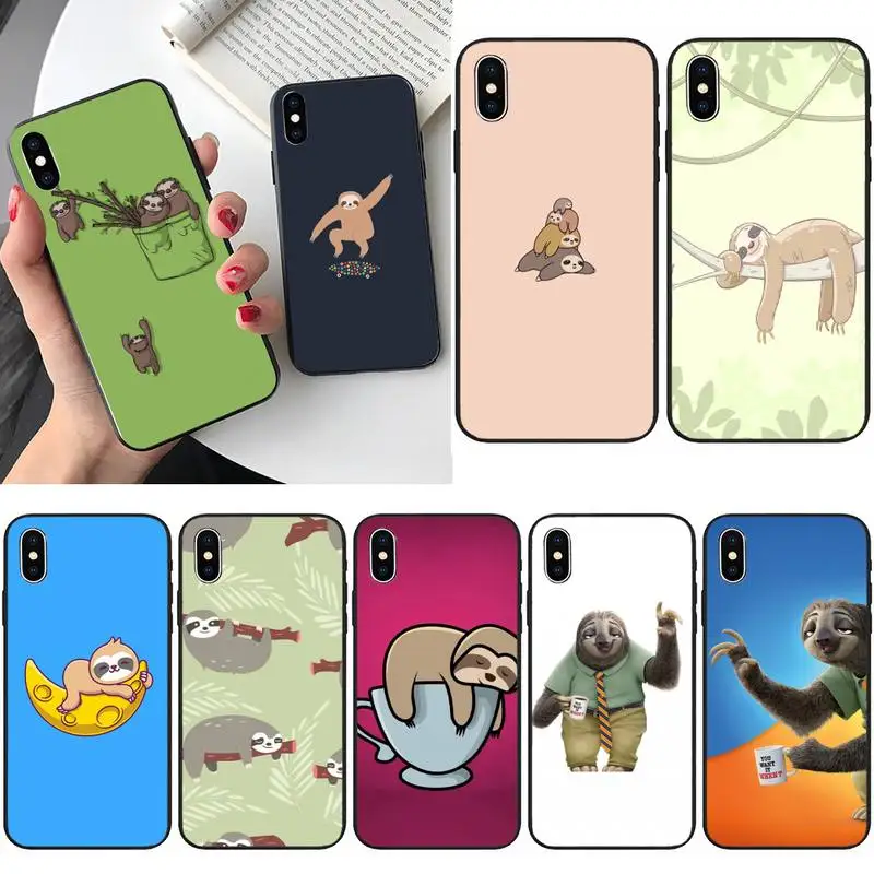 

sloth Phone Case For iPhone 12 Mini 11 Pro XS Max X XR 7 8 Plus