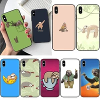 sloth phone case for iphone 12 mini 11 pro xs max x xr 7 8 plus