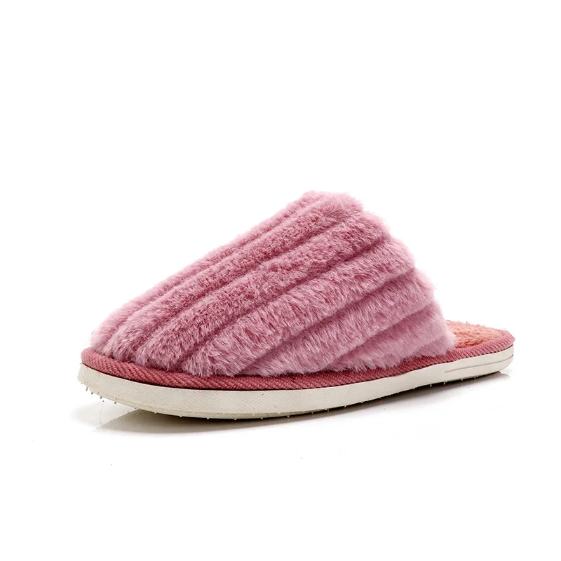 Домашние хлопковые тапочки для мужчин и женщин Нескользящие теплые симпатичная