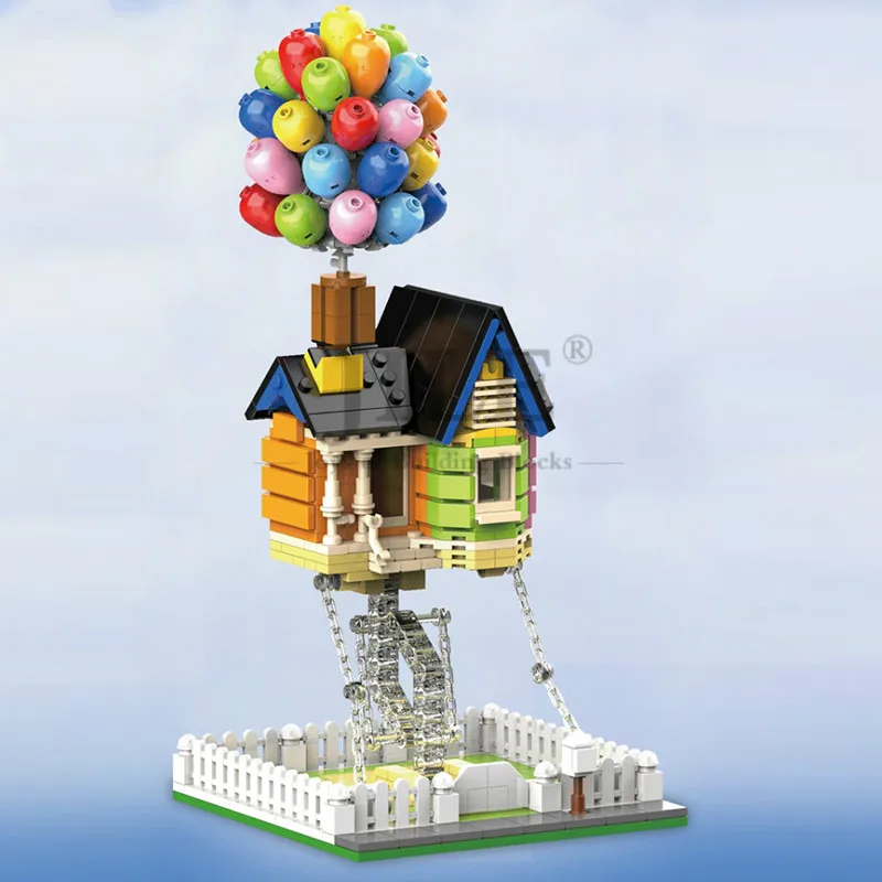 Конструктор Moc Flying ball House Up 7025 подвесные блоки сделай сам для строительства