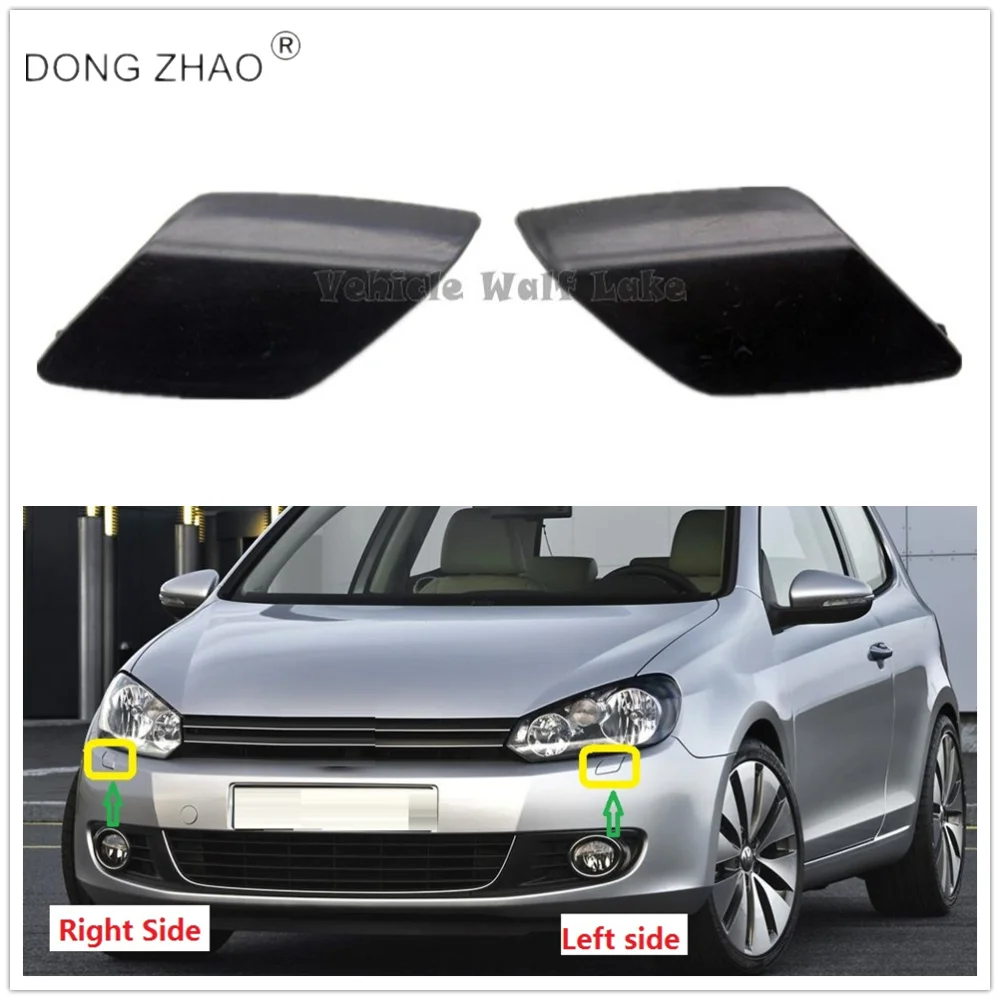 

For VW Golf 6 A6 MK6 2009 2010 2011 2012 2013 Car Front Bumper Headlamp Headlight Wash Spray Nozzles Cap 5K0955109 5K0955110