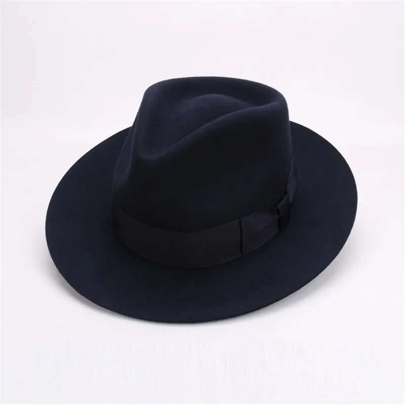 Lady 100% Wool Derby Fedoras Cap Felt Billycock Hats Winter Fashion Bowler Hat Fedora Trilby New Feather B-8130 | Аксессуары для