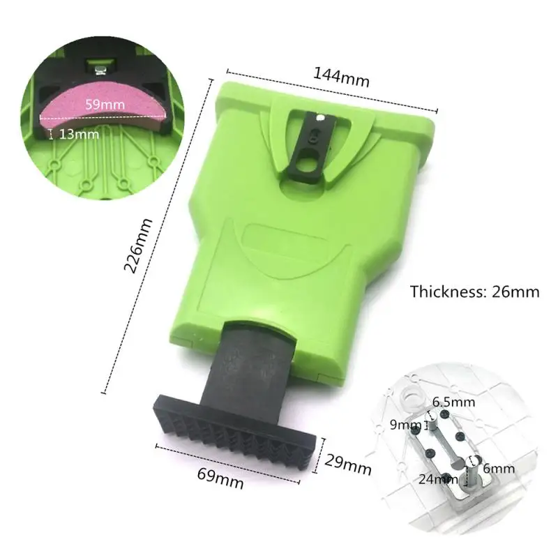 

Chainsaw Teeths Sharpener Chain Saw Blade Sharpening Grinder Tool Power Bar Mount Saw Chain Sharpener Woodworking Tools