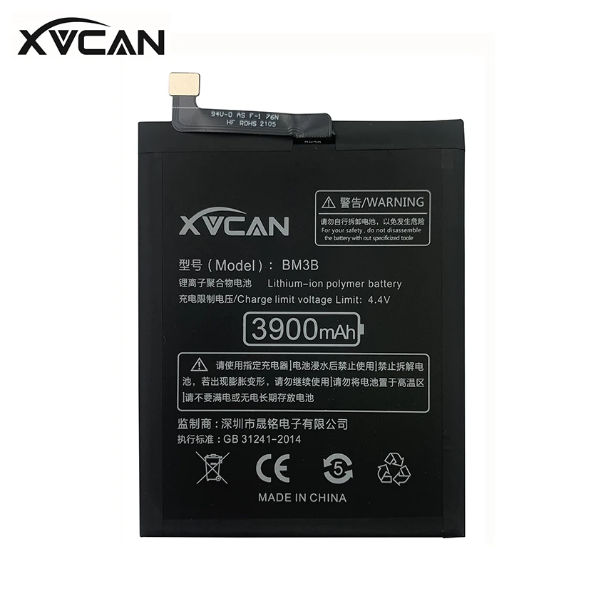 original xvcan 3900mah battery phone bm3b for xiaomi mix 2 2s mix2s high capacity rechargeable replacement batteria akku free global shipping