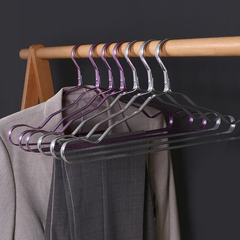 10 шт. вешалка для одежды из алюминиевого сплава|Вешалки и крючки| |