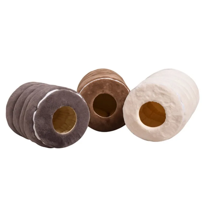 Маленькие собаки и кошки круглое гнездо для питомца собака кошка Съемная