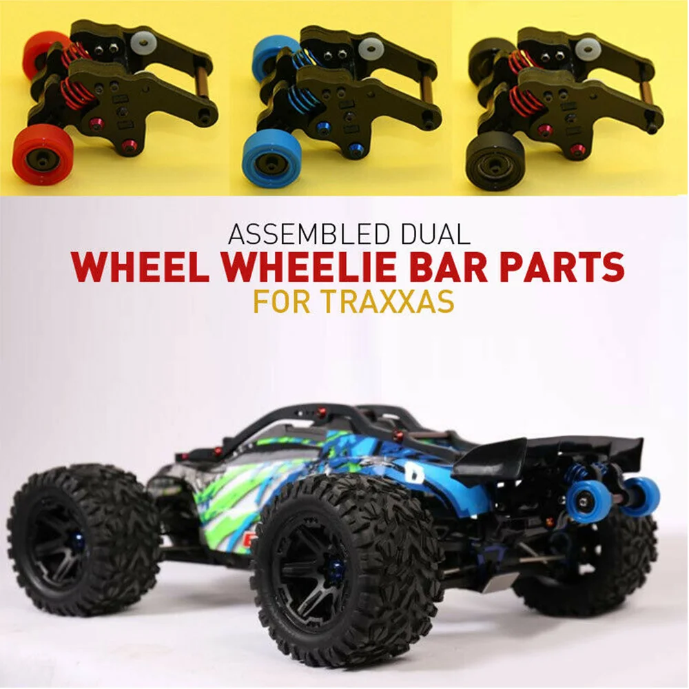 

Новый 2021 Нейлон Двойные колеса Поднимите голову бар для 1/10 Traxxas EREVO E-REVO 2,0 86086-4 RC автомобиль Запчасти