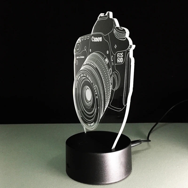 Новая развлекательная камера 3D светильник светодиодный цветной сенсорный