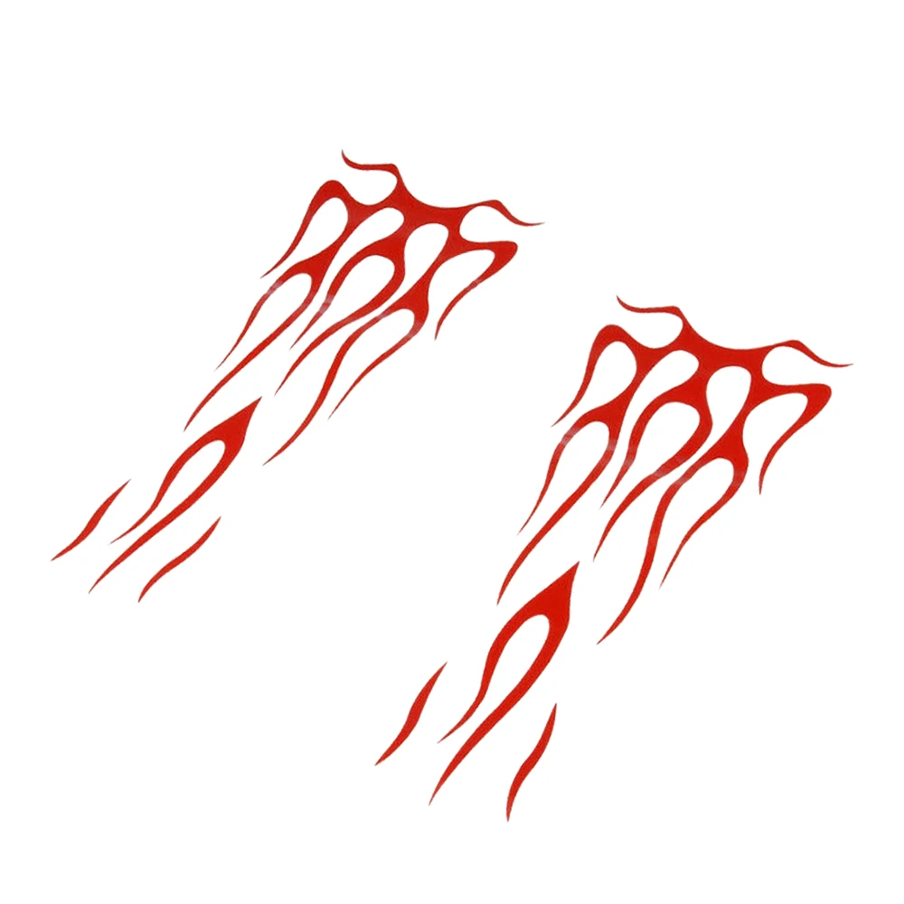 Универсальные стикеры в виде красного пламени Переводные картинки для Honda Shadow VT750