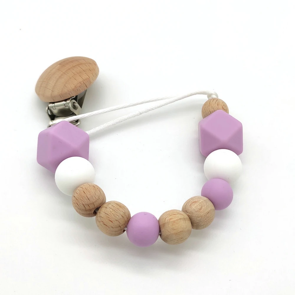 Силиконовая соска с бусами застёжка-зажим для леса пляжа напряженного режима