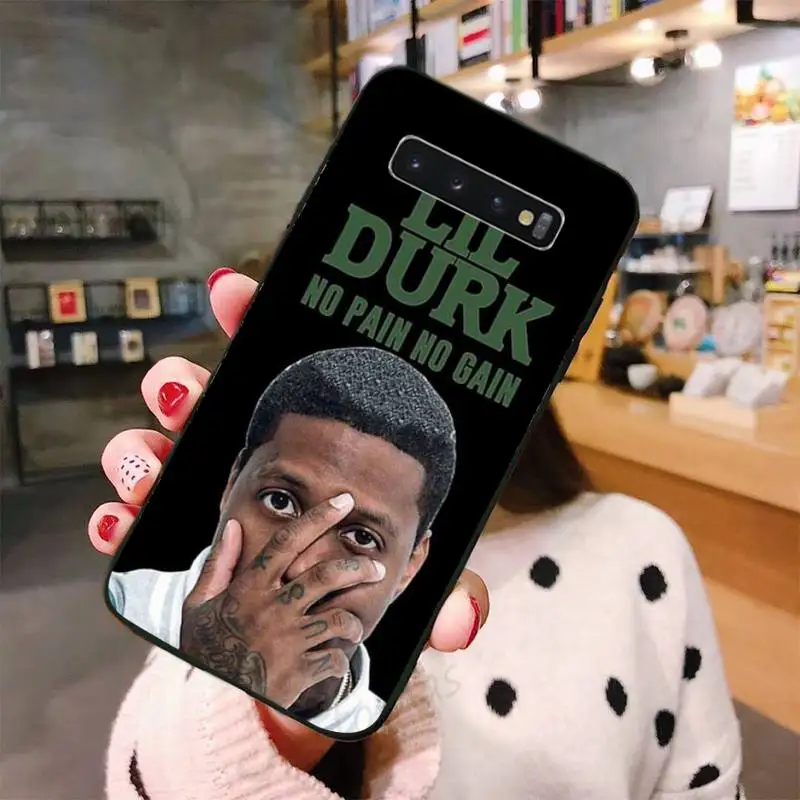 

lil durk American rapper Phone Case For Samsung galaxy S 7 8 9 10 20 edge A 6 10 20 30 50 51 70 note 10 plus