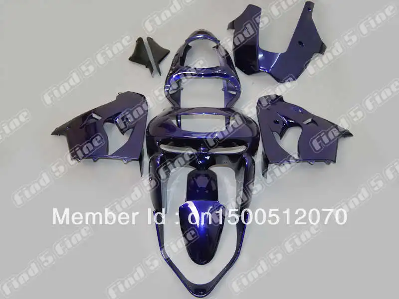 

free shipping blue black for KAWASAKI ZX9R 98 99 ZX 9R 98-99 ZX-9R 1998 1999 1998-1999 ABS fairing kit + 3gifts