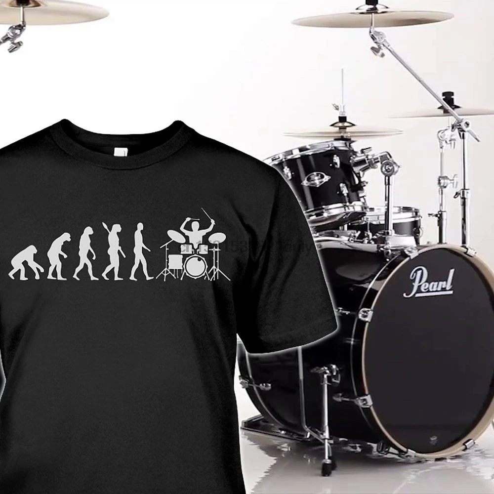 

Барабанная рубашка, барабанная рубашка, эволюция барабана, футболка, барабанная кружка, барабанная рубашка, женская футболка до 5XL, пожалуйс...