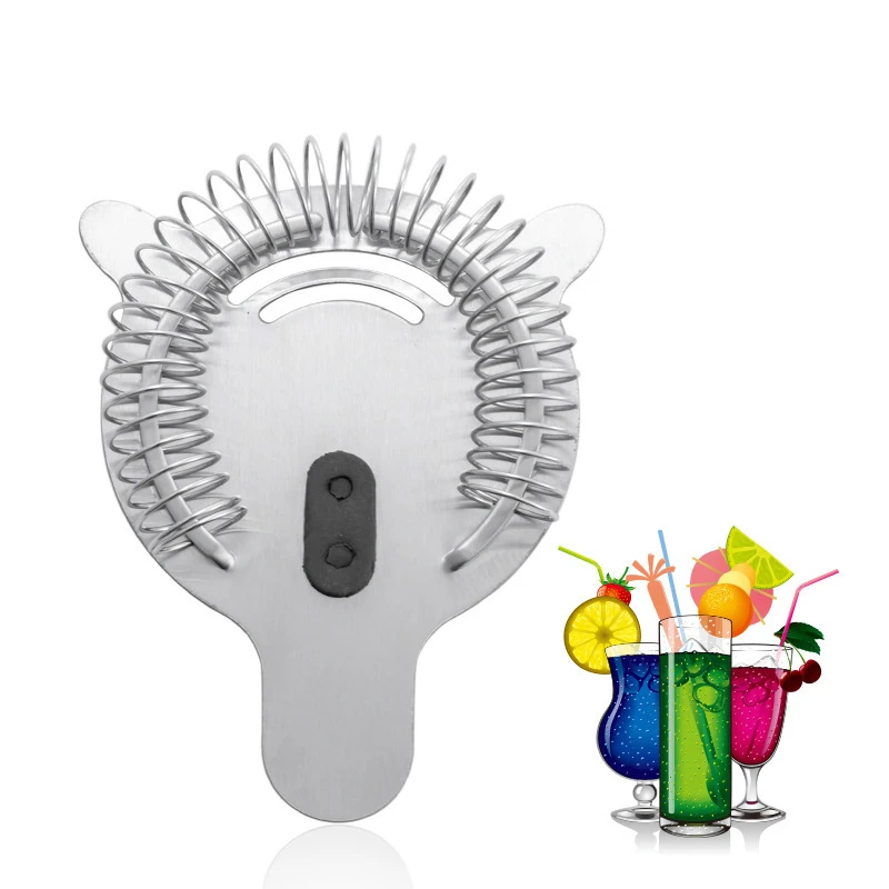 Нержавеющая сталь коктейльный провод для шейкера смешанный фильтр напитков