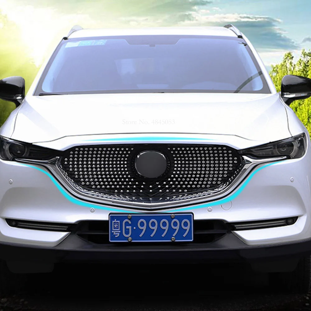 AITWATT для Mazda CX 5 CX5 2017 2018 2019 ABS Пластиковая передняя решетка бампер Защита