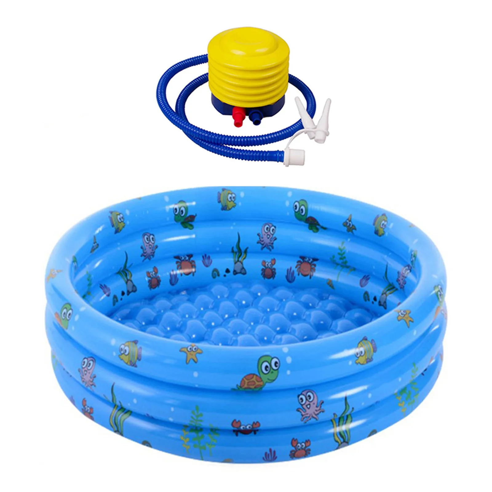 

130CM Portable Indoor Outdoor Baby Swimming Pool Inflatable Children Basin Bathtub Kids Pool Baby Ocean Ball Pool Toy