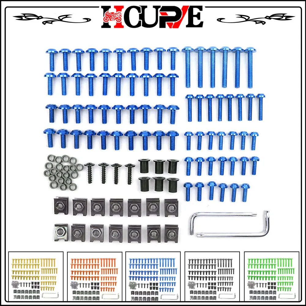 

For SUZUKI SV650 SV650S/X SV1000/S DL650 DL1000 V-Storm GSX1300R HAYABUSA Motorcycle Custom Fairing Screw Bolt Windscreen Screws