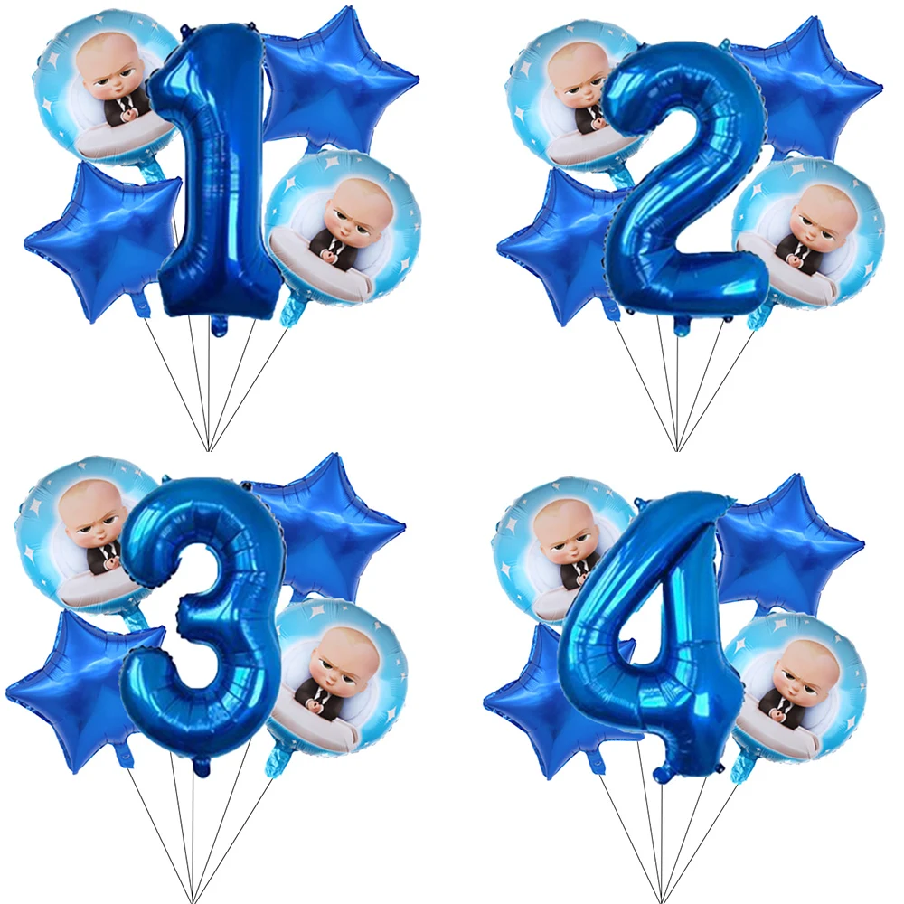 

5 шт., фольгированные воздушные шары с цифрами, 32 дюйма