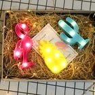 Детский душ Детский подарок мини Фламинго ананас кактус новогодний ночник Светодиодная лампа Рождественское украшение для дома