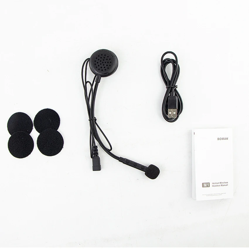 Новый мотоциклетный шлем Bluetooth-гарнитура высокого качества стерео звук