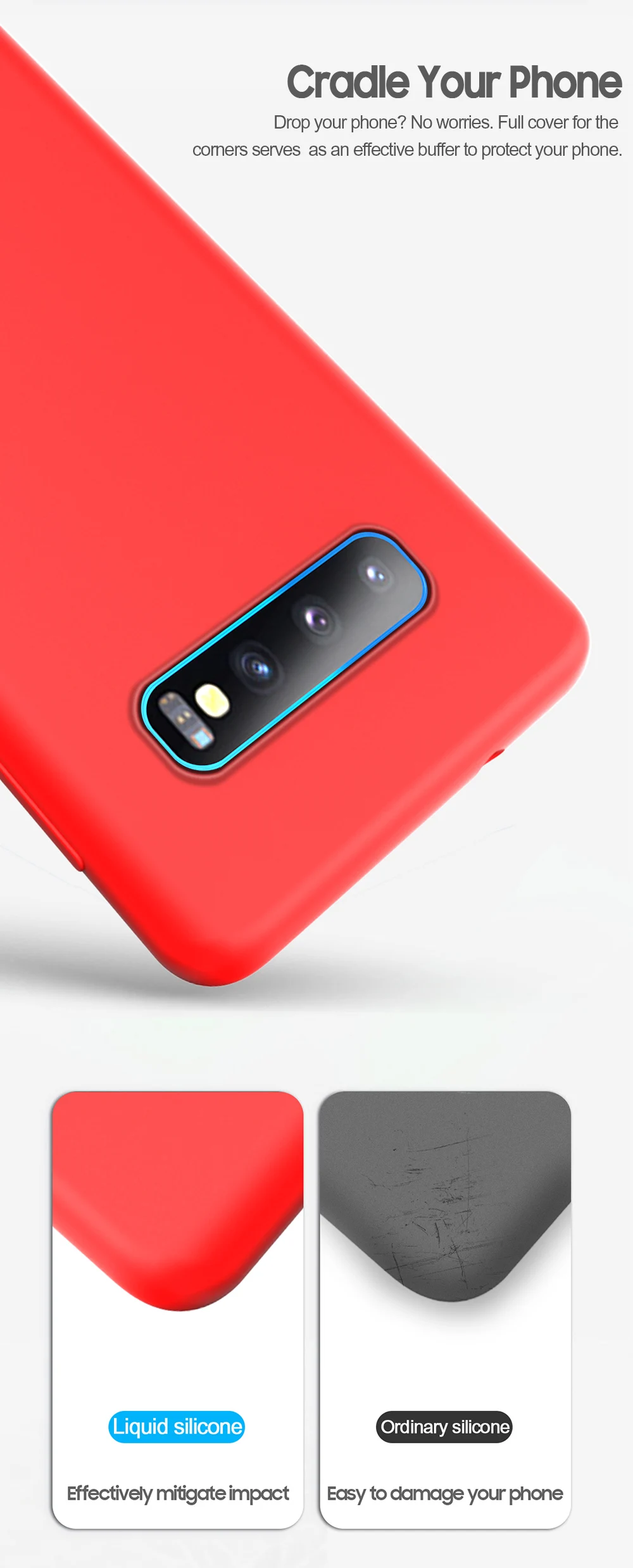 Ультратонкий силиконовый чехол для SAMSUNG Galaxy S10 S9 S8 S11 Plus S10e S11e Note 8 9 10 5G чехол