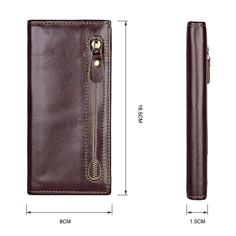 JMD Real Cow Leather RFID Blocking Short Wallet Men's Card Holder Credit Protect R-8122Q | Багаж и сумки