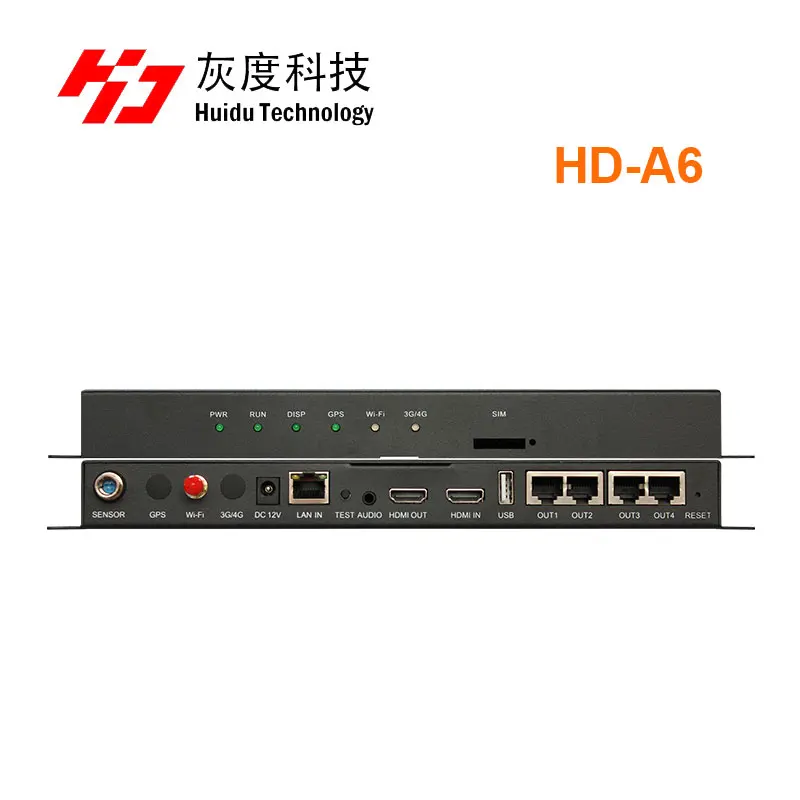 Блок управления Huidu HD A6 3G с асинхронным и синхронным проигрывателем 4 в 1