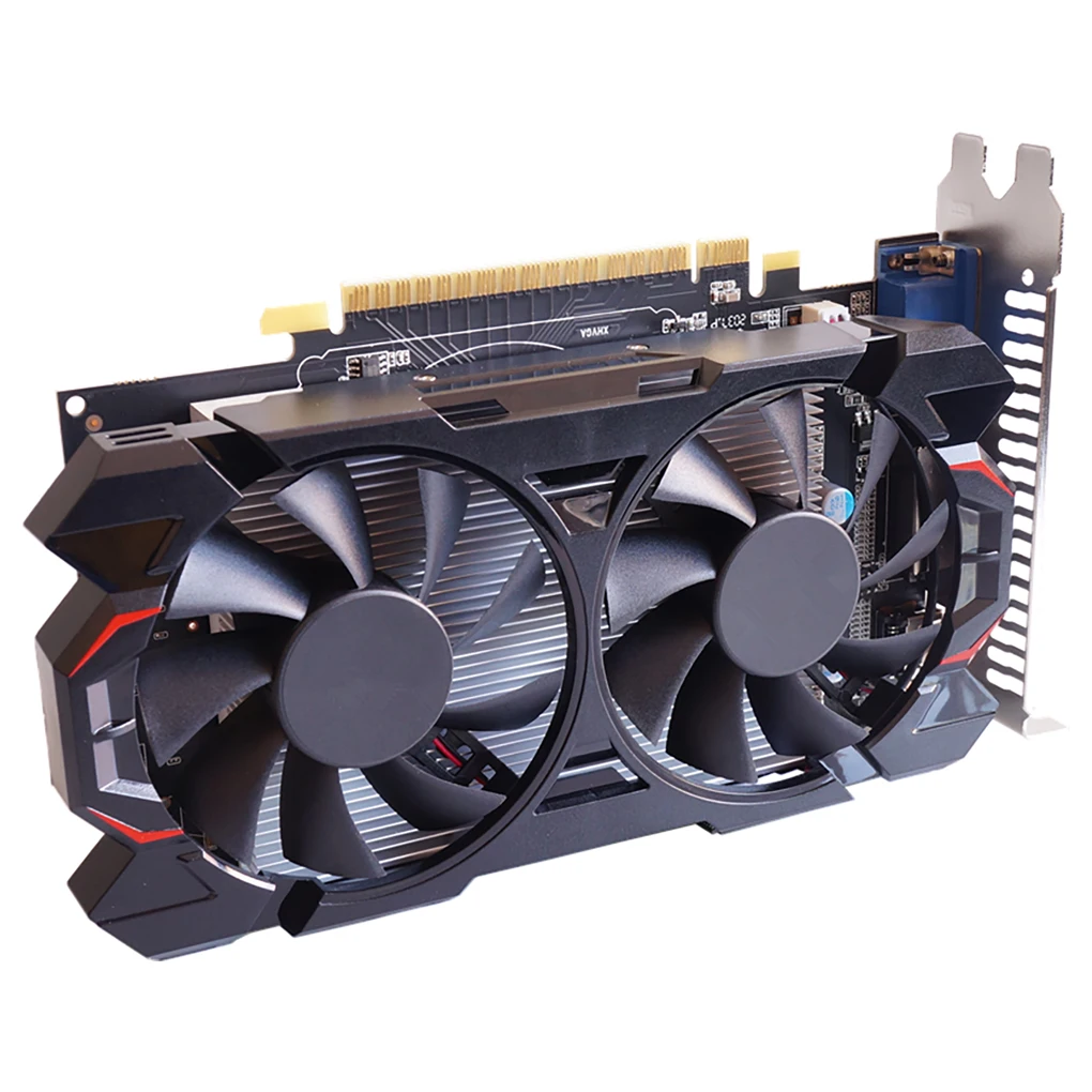 Verkauf Grafikkarte Original GTX1050 2GB 128Bit GDDR5 Video Karten Für NVIDIA VGA Karten Dual Lüfter Video Spiel Grafiken Karte Neue