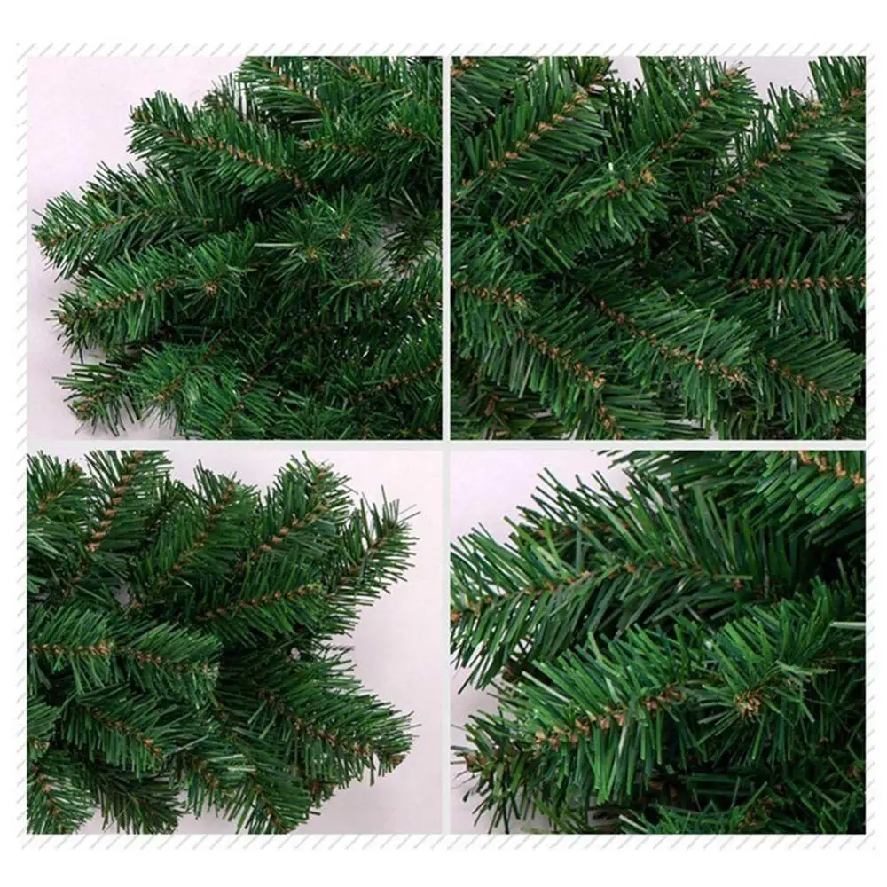 

2.7 m Festive Party Rattan DIY Wreath Christmas Decoration Garland Xmas Party Drop Ornament 2020 Christmas Decorations For Home