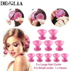 10 шт.компл. мягкие DIY бигуди для волос резиновые волшебные волосы бигуди для ухода силиконовые бигуди без нагрева бигуди для волос Инструменты для укладки